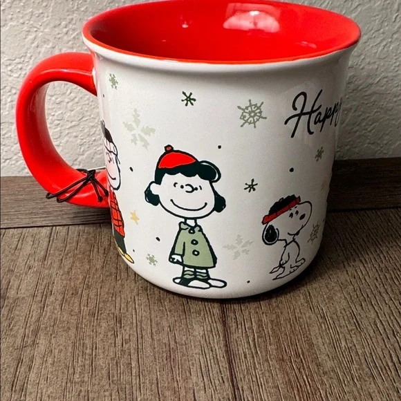 Peanuts Red and Green Holiday Mug - Picture 2 of 8
